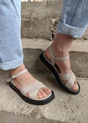 Босоніжки шкіряні 💛 босоножки кожаные сандалі сандали низкие