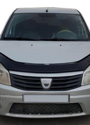 Дефлектор капота (EuroCap) для Dacia Sandero 2007-2013 гг