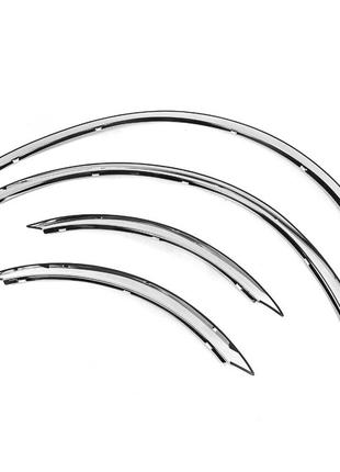 Накладки на арки (4 шт, нерж) для Mercedes Vito W639 2004-2015 гг