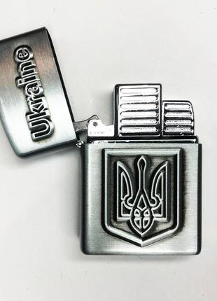 Турбо зажигалка Герб Украины 19277, зажигалка с турбонаддувом,...