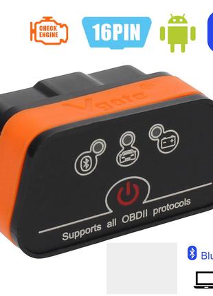 Диагностическй сканер Vgate iCar2 ELM327 OBD2 V2.2 Bluetooth 3...