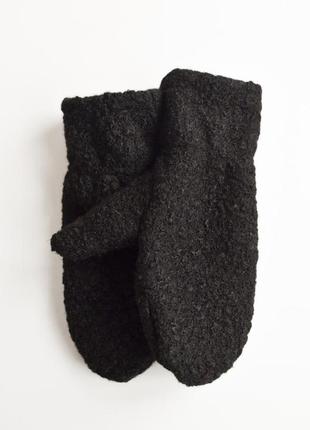Зимние перчатки из «эко меха» мерцания