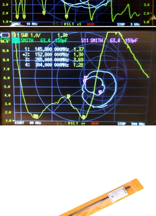 Антена Retevis HA06  152 MHz VHF 300MHZ речная Satcom сатком