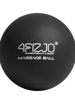 Массажный мяч 4fizjo lacrosse ball 6.25 см 4fj1196 black
