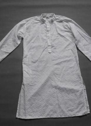 Индийская восточная одежда для мальчиков 9-11 лет. туника. сари.