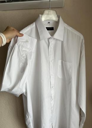 Рубашка мужская белая 60-62