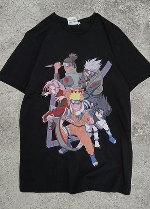 Naruto shippuden офф мерч футболка наруто шипуден аниме