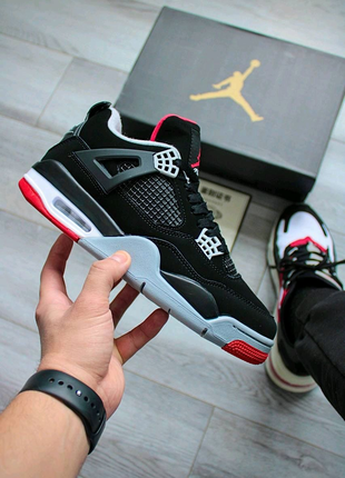 Air Jordan 4 Retro Bred чоловічі кросівки