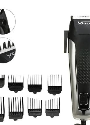 Машинка для стрижки волос VGR V-120 с керамическим лезвием / Т...