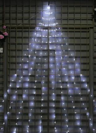 Светодиодная гирлянда Конский хвост 3м, 510 LED, Холодный белы...