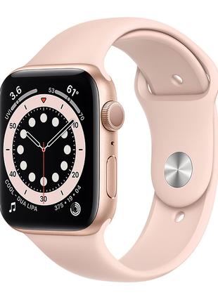 Смарт часы Apple Watch Series 6 44mm Gold Aluminum Case with P...