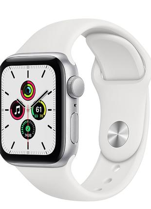 Cмарт-часы Apple Watch SE 44mm GPS Silver Aluminum Case with W...