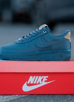 Кросівки Nike Air Force 1 Low Blue Найк Аїр Форс низькі сині