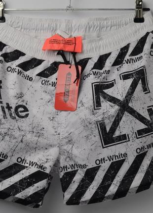 Плавки OFF-WHITE плавальні шорти офф вайт шорты плавательные м...