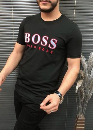 Футболка Hugo Boss мужская футболка хьюго босс черная