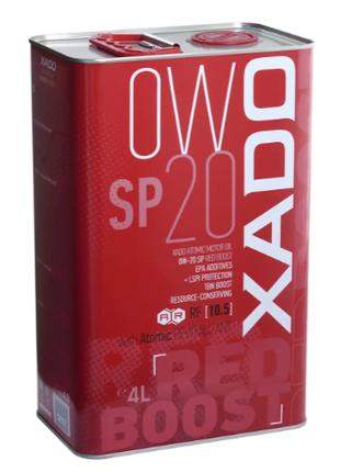 Масло моторное синтетическое XADO Atomic Oil 0W-20 SP Red Boos...