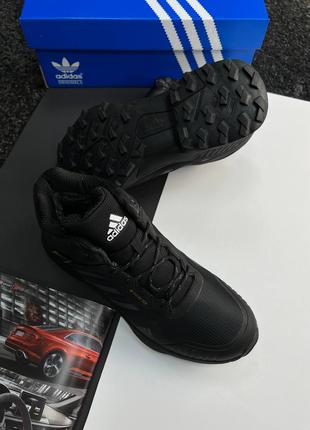 Зимові чоловічі кросівки Adidas Terrex Gore-Tex Cordura All Black