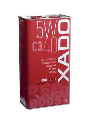 Масло моторное синтетическое XADO Atomic Oil 5W-40 C3 Red Boos...