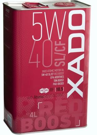 Масло моторное синтетическое XADO Atomic Oil 5W-40 SL/CF Red B...