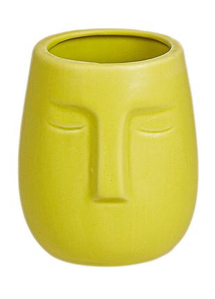 Фарфоровая ваза-стакан (для кистей, карандашей) 10см, цвет - г...