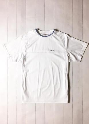 Мужская белая летняя спортивная футболка ellesse. размер l xl