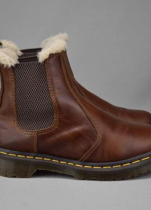 Dr. martens 2976 leonore ботинки челси женские зимние кожаные....