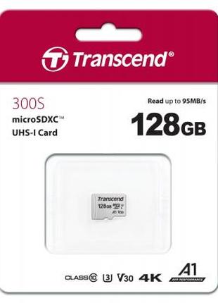 Карта пам'яті Transcend 128GB microSDXC class 10