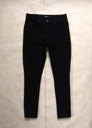 Брендові чорні прямі джинси з високою талією angels, 40 розмір.