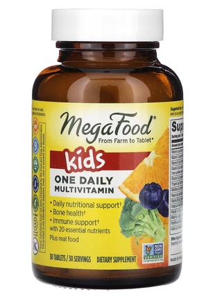 Витамины и минералы MegaFood Kids One Daily Multivitamin, 30 т...