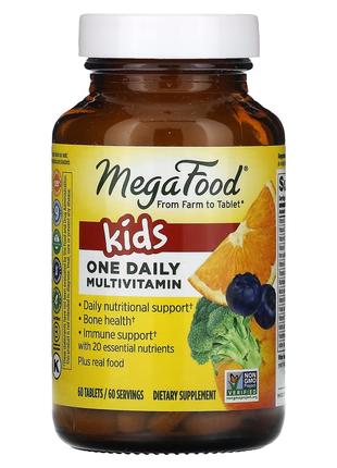 Витамины и минералы MegaFood Kids One Daily Multivitamin, 60 т...