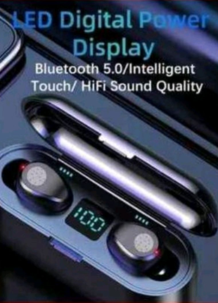 Новые F9 Беспроводные bluetooth наушники с микрофоном