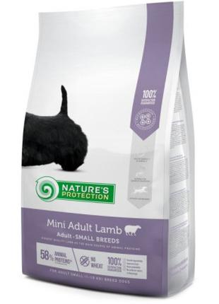 Сухой корм для собак Nature's Protection Mini Adult Lamb Small...