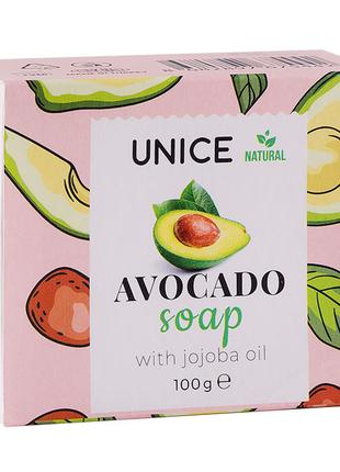 Натуральное мыло с авокадо UNICE 100 г