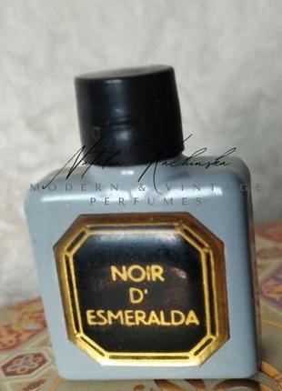 Винтажная коллекционная миниатюра noir d'esmeralda parfums esm...