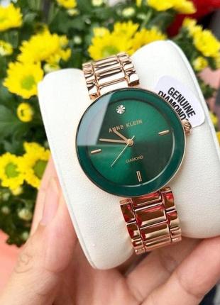 Годинник anne klein з діамантом