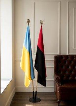 1 шт Набор для двух флагов, держатель, флаг Украины и УПА габа...
