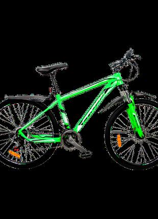CROSS Велосипед Cross Kron 27.5" 17" Чорно-зелений
