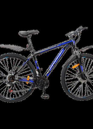 CROSS Велосипед CROSS Stinger 27.5" 18" Черный-Синий