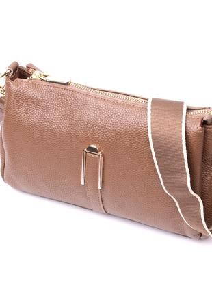 Женская стильная сумка через плече из натуральной кожи Vintage...