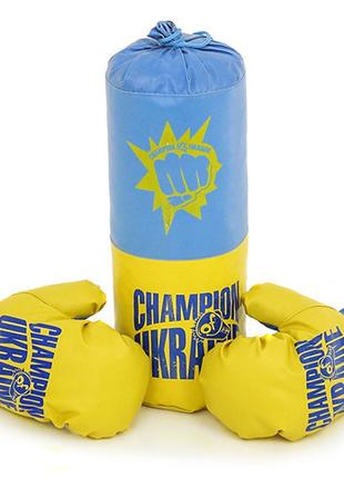 Детский боксерский набор Украина 0005DT БОЛ с перчатками