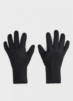 Женские Перчатки UA Storm Fleece Gloves Черный SM (1365972-001...