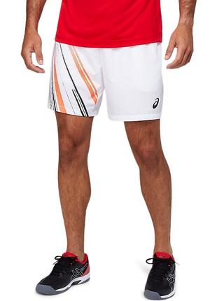 Шорты муж. Asics MEN COURT GRAPHIC SHORT белый (XS) 2041A175-1...