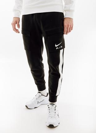 Мужские Брюки Nike S AIR CARGO PANT FLC BB Черный S (7dFN7693-...