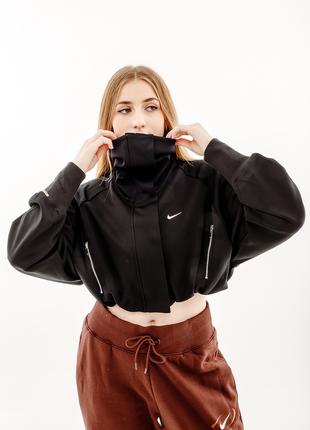 Женская Куртка Nike CLLCTN CROP JKT Черный XS (7dFB8290-010 XS)