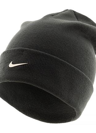 Шапка Nike U PEAK BEANIE SC MTSWSH L Серый One size (7dFB6527-...