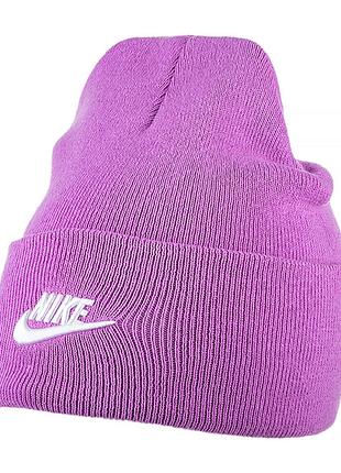 Шапка Nike PEAK BEANIE Фиолетовый One size (7dFB6528-532 One s...