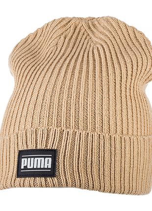 Шапка PUMA Ribbed Classic Cuff Beanie Бежевый One size (7d2403...