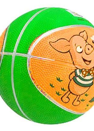 Мяч баскетбольный детский, d=19 см (зеленый) [tsi232460-ТSІ]