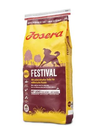 Сухий корм для вибагливих собак Josera Festival 15kg