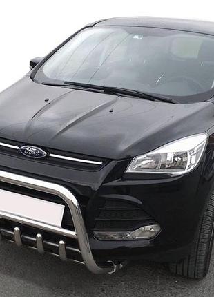 Кенгурятник WT003 (нерж.) для Ford Kuga/Escape 2013-2019 гг